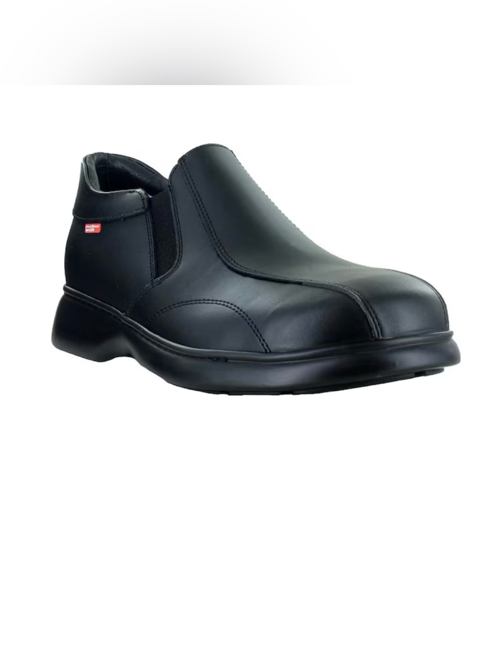 Men's Black Slip-On Safety Shoes